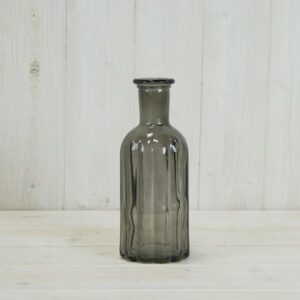 Smoky Grey Glass Bottle