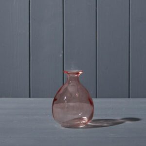 Rose Glass Bud Vase