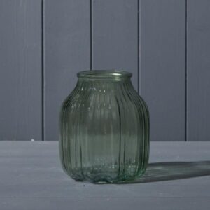 Vintage Green Glass Vase
