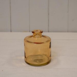 Cognac Squat Glass Bottle