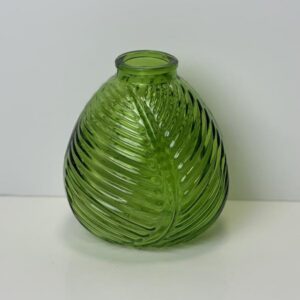 Emerald Green Leaf Bottle