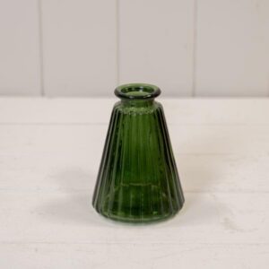 Green Ribbed Glass Bottle W150g