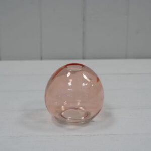 Rose Globe Glass Vase