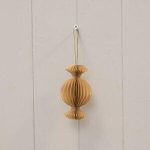 Set of 3 Caramel Candy Baubles