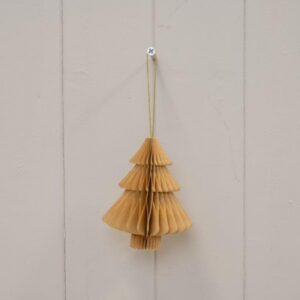 Set of 3 Caramel Tree Bauble