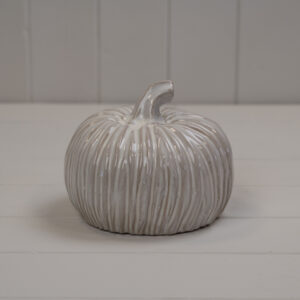 Glazed Ceramic Pumpkin