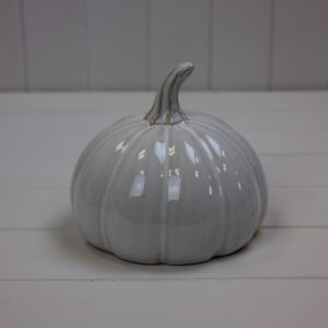 Glazed Ceramic Pumpkin
