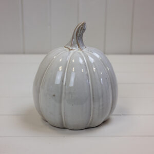 Glazed Ceramic Pumpkin