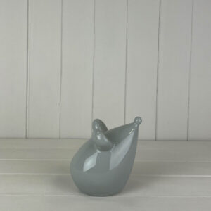 Grey Ceramic mouse size