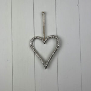Silver Metal Heart