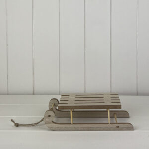 Wooden Festive Sleigh Decoration / Display Stand