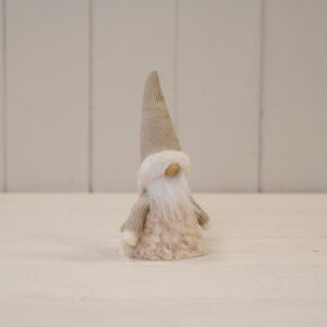 Cream Fabric Gonk with Fluffy Dress