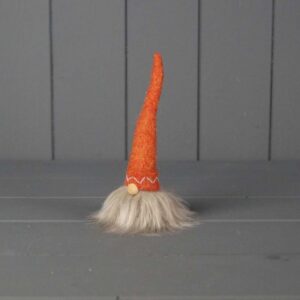Fabric Gonk with Long Orange Hat