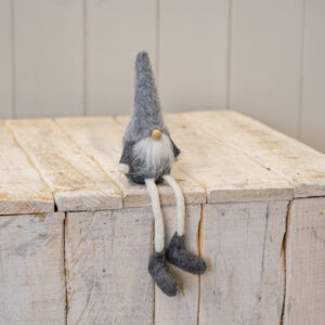 Sitting Grey Fuzzy Gonk