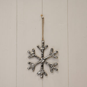 Metal Hanging Snowflake