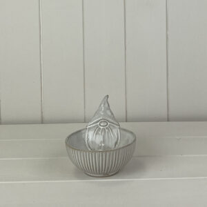 Glazed Gonk Ceramic Bowl with Textured Detail