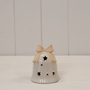 Glazed Ceramic Bell with LED