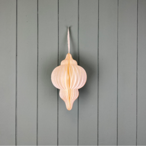 Hanging Handmade White Lantern Paper – Flat Packed
