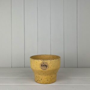 Earthy Yellow Coffee Husk Minimalist Pot