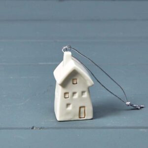 Hanging ceramic house