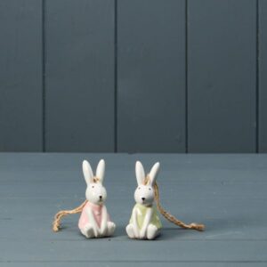 Mixed Pink and Green Rabbits