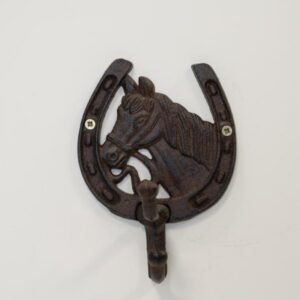 Cast Iron Horse Shoe Coat Hooks