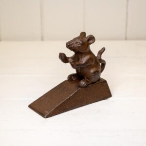 Cast Iron Mouse Door Stopper
