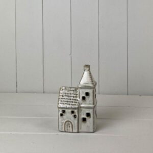 Beige Mottle Ceramic Church Decoration with LED