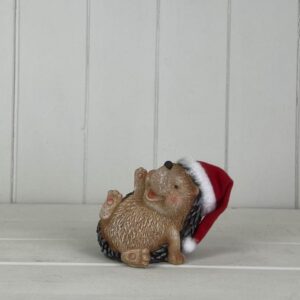 Polyresin hedgehog decoration size