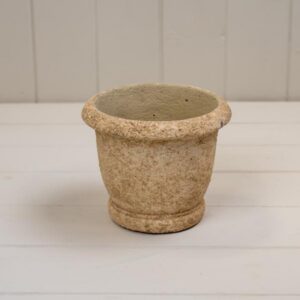 Round Clay Cement Urn Pot