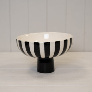 Black and White Ceramic Bowl Decor