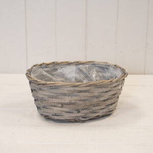 Oval Greywashed Trough