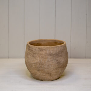 Grey Cement Planter TD19cm