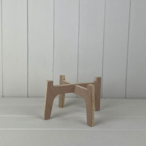 Medium Natural Slot-together (Flat Pack) Plant Stand for 14cm Pot