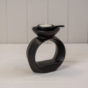 Black Ceramic Wax/Oil Burner