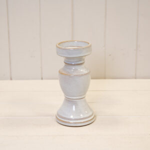 Natural Ceramic Candle Holder Small