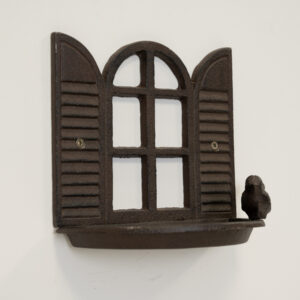 Cast Iron Window Bird Feeder