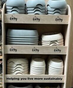 Earthy Pet Bowl Display Stand