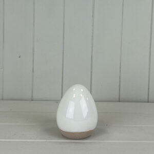 Ceramic White Egg