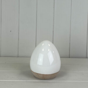 Ceramic White Egg