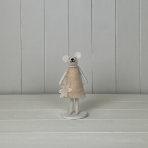 Mouse in Pink Floral Dress