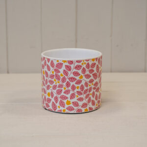 Pink Leaf Pot