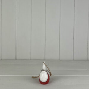 Red/Grey Ceramic Santa