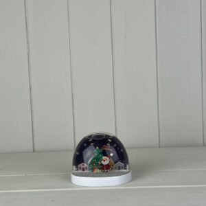 Snow Globe with Merry Christmas Santa with Tree