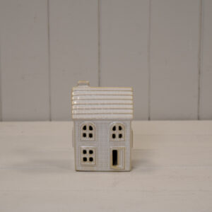 Stoneglazed Ceramic LED Traditional House Ornament