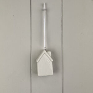 White Ceramic Hanging House Decoration