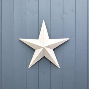 White Metal Star Decorations