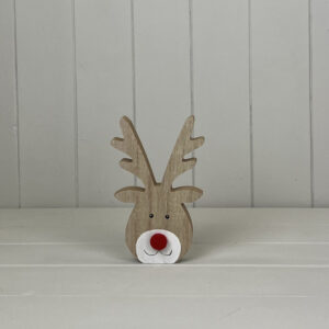 Wooden Reindeer Head