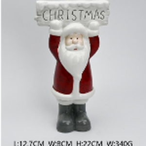 Christmas' Santa in White