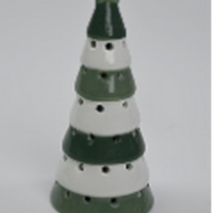 Tall Nordic Green and Winter White LED Christmas Tree